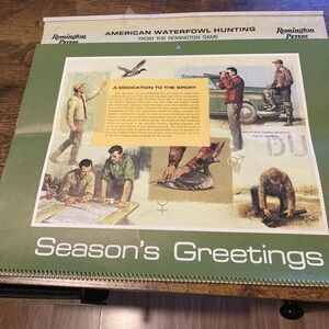 1969 Remington Arms American Waterfowl hunting calendar